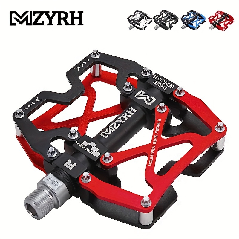 MZYRH 3 Rodamientos Pedales de Bicicleta Ultraligeros de Aleación de Aluminio para Carretera BMX MTB Accesorios Antideslizantes para Bicicleta
