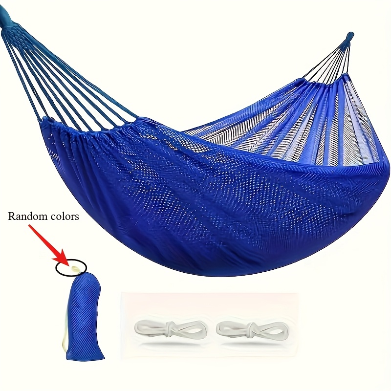 TEMU HAMACA DE NAILON DE CAPA, y Duradera, Lavable a , Ideal para Camping y Senderismo al , Cómoda Hamaca para Adultos, Regalo para , Bolsa de