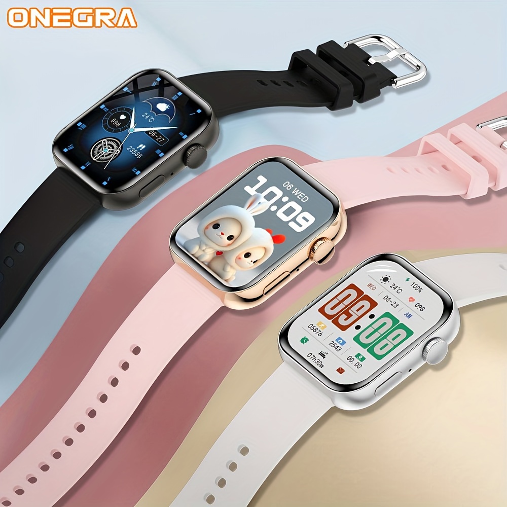 Nova 1,83-palčna HD brezžična pametna ura 2024, Gun Black & Silver & Rose Golden, prilagodljiva številčnica, SOS fitnes GPS sledilnik, primerna za moške in ženske_voghion.com