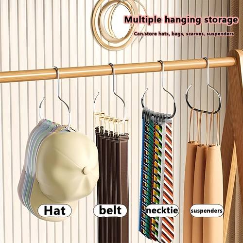 1 4pcs multifunctional non slip metal hooks suitable for underwear ties suspenders scarves belts wall mount for bathroom bedroom closet wardrobe home dorm storage rack drying racks