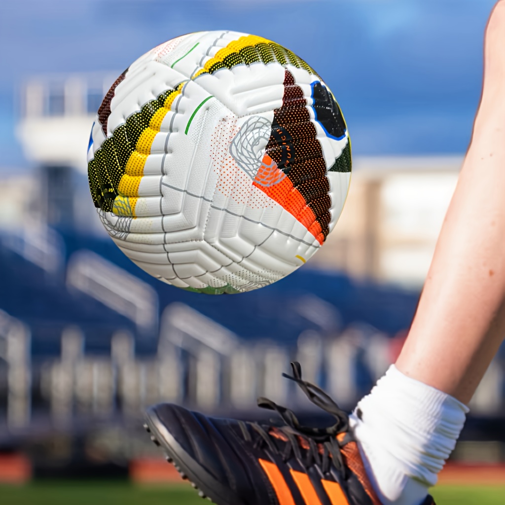 

Size 5 Pu Soccer Ball - & Seamless For Training And Entertainment, Ideal Gift For Holidays