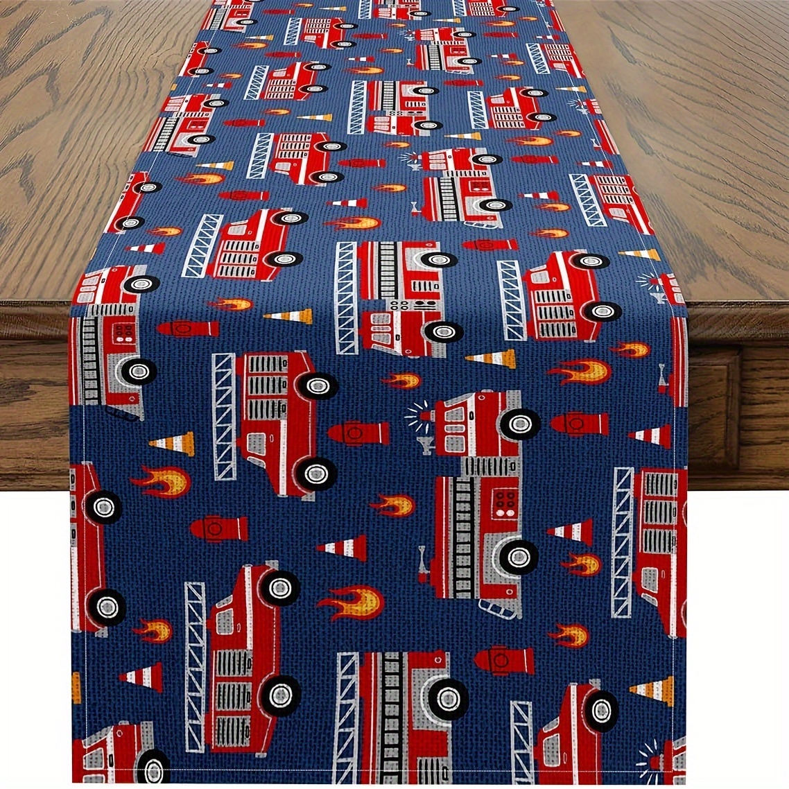 1pc Linen Table - 100% Linen Rectangular Table Decor For Parties And Decoration