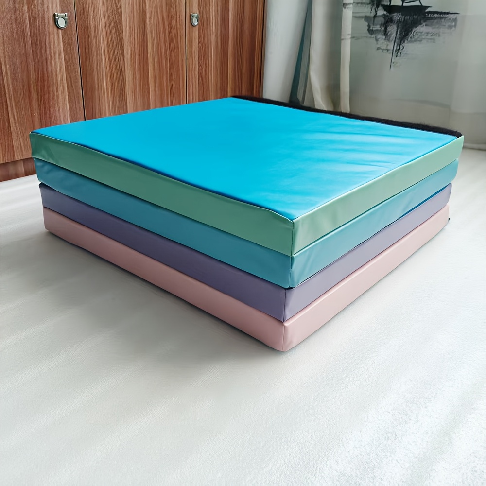 Image of Versatile And Portable Yoga Mat That Folds, Outdoor Use, Gym , And Travel. A Must-have For Home Workouts, Easy To Store, Allowing You To Practice Yoga Comfortably You Are, A Healthy Lifestyle.