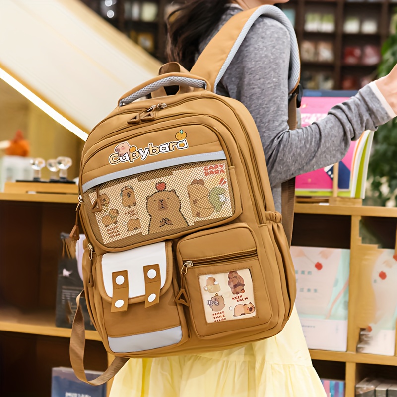 large capacity multifunctional unisex backpack laptop bag Temu - Main Image