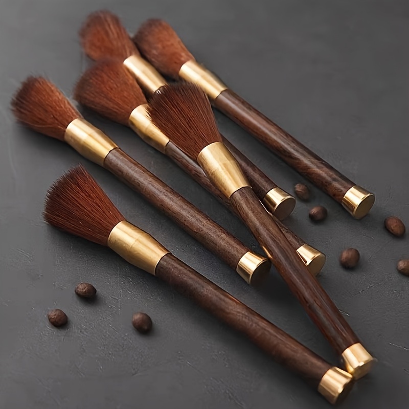 

Wood Handle Soft Coffee Grinder Brush Set For Espresso Machine Cleaning - Powder Dusting Brushes - Non-shedding Wooden Brushes For Coffee Machine Maintenance