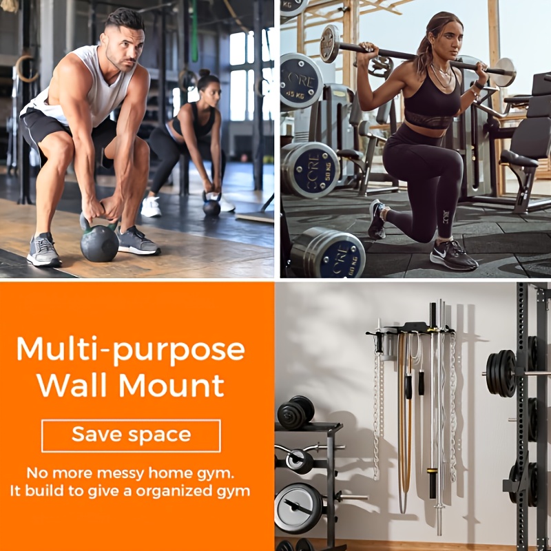 colgador vertical barra pesas estante pared Temu Mexico
