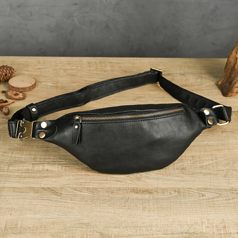 

Bag, Shoulder Crossbody Bag, Top Cowhide Waist Bag, Small