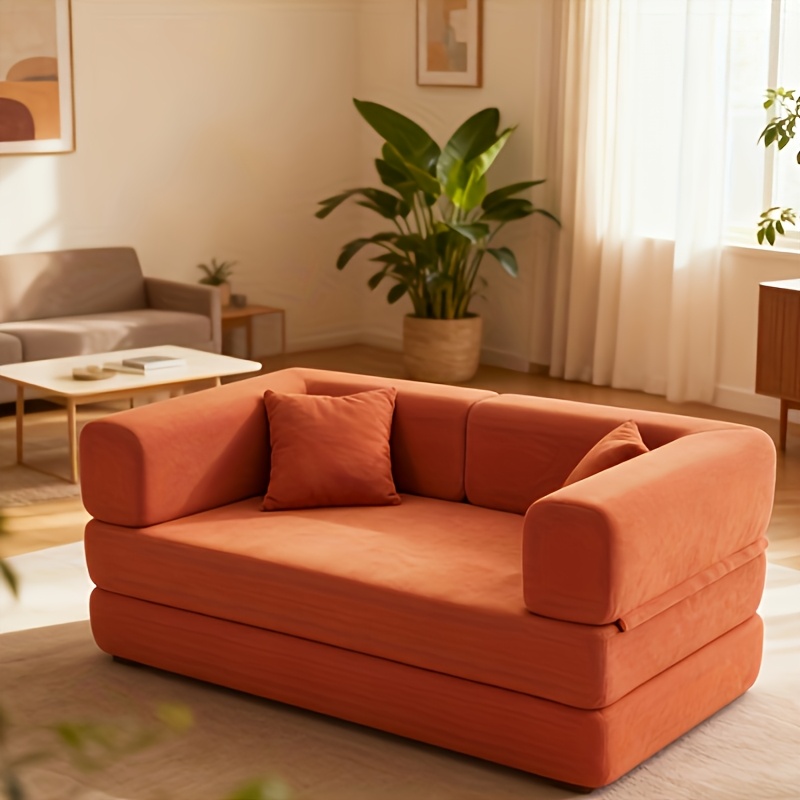 A Sofa Bed That Combined And Folded, A Multi-functional Memory Foam Chair, And A Portable Tatami Sofa, Suitable For Living Rooms, Bedrooms, Etc.