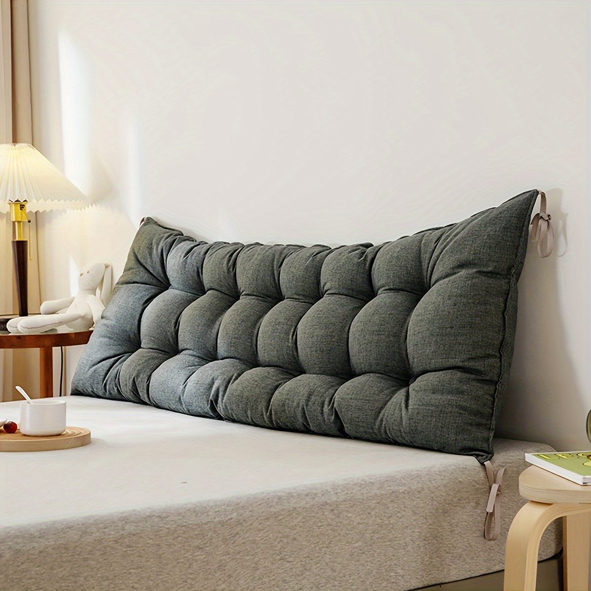 item picture 1pc fashionable and grand body pillow backrest   used as sofa cushion or swing mat suitable for bedroom living room and outdoor patio    