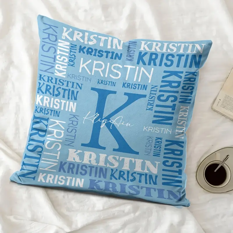 a personalized pillowcase customized single sided design 18 inches by 18 inches a custom gift featuring couples standard pillowcase suitable for napping on beds and sofas Product details 2