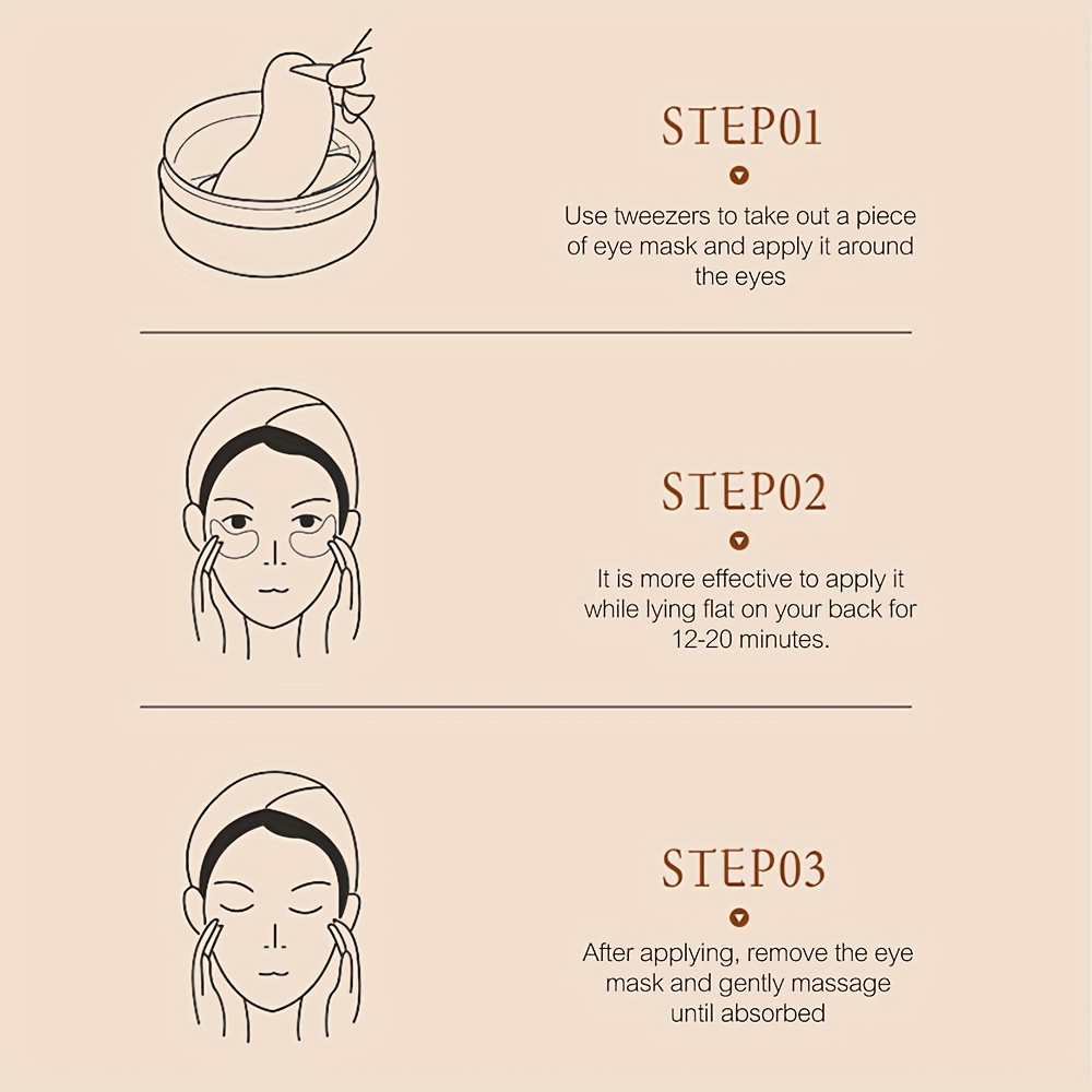 Vitamin C Eye Mask with Collagen and Lutein for daily eye care details 3