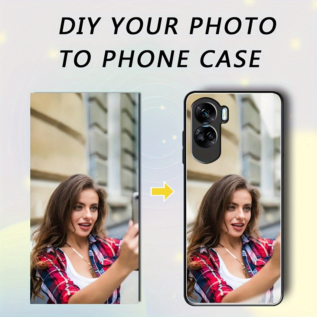 

[diy]customized Phone Case With Photo Pattern Suitable For 90pro/90/90lite Mirror Reflection Phone Case Soft Edge Protective Case