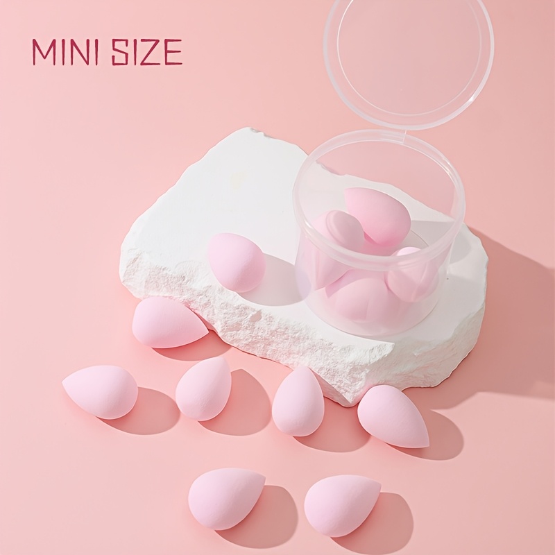 Image of 5/30/40pcs Air Cushion Makeup Sponges - Super Soft Beauty Eggs Suitable For Types, Air-filled Puff For Liquid/cream/foundation/powder Application, Wet Dry Use, Pack (5/30/40pcs)