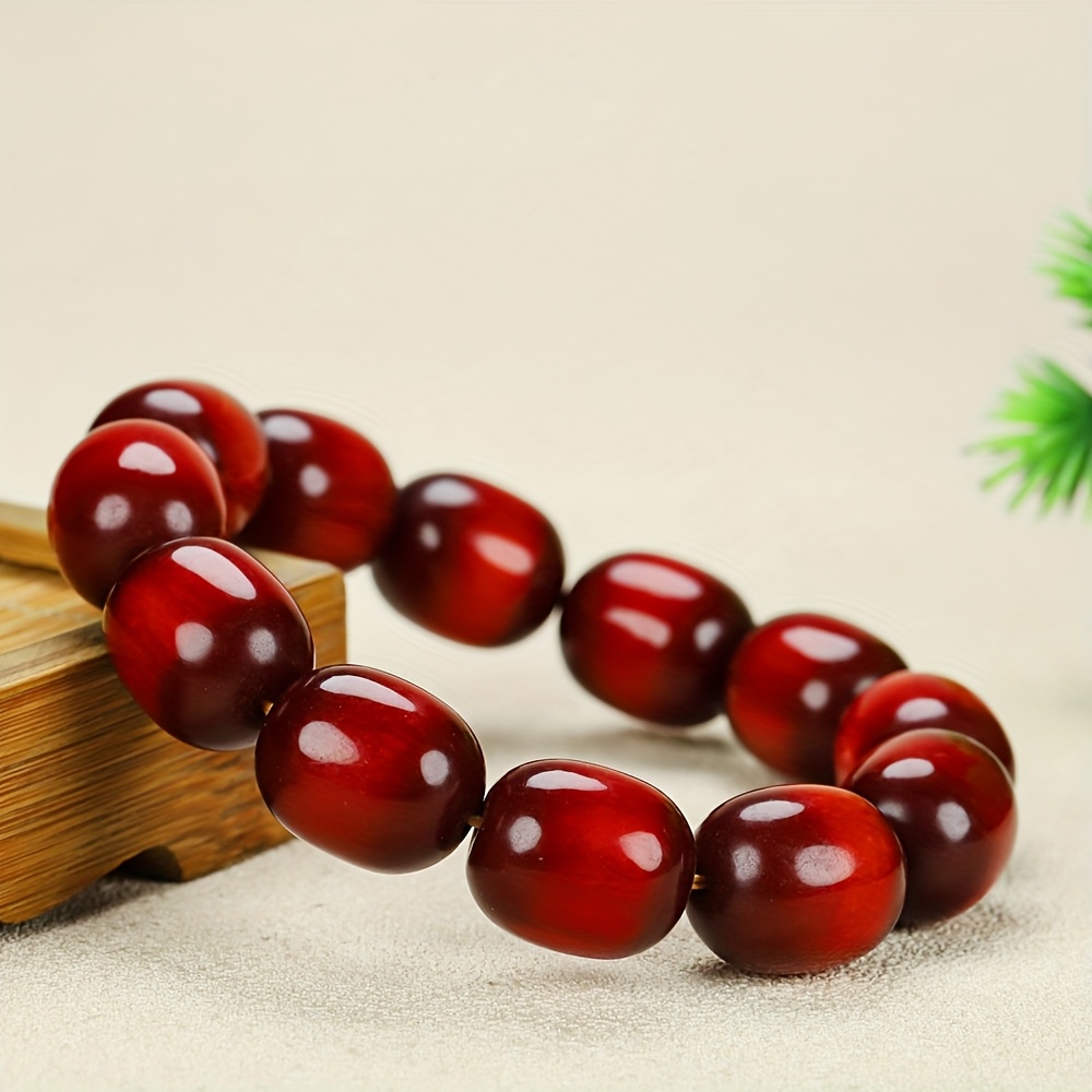 Fashionable Bohemian Oval Bead Bracelet for Men