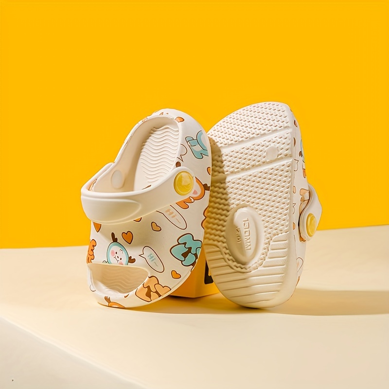 Image of Kids' Soft Summer Slippers - Unisex Indoor And Outdoor Sliders For Boys And Girls, Cute Printed Design, 2025 Sandals, Perfect Footwear
