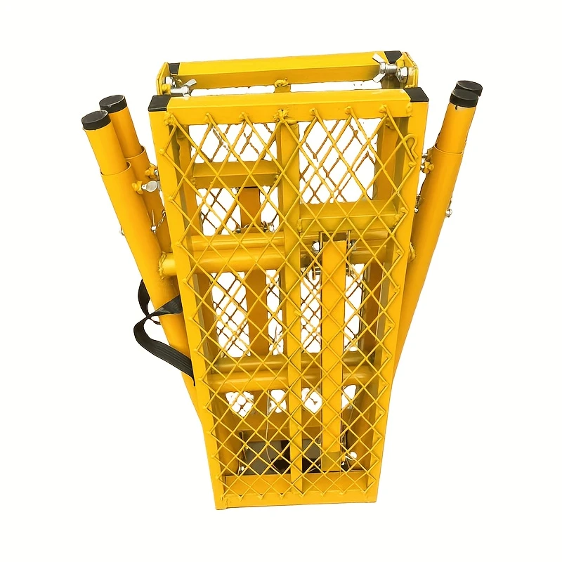 adjustable folding step ladder heavy duty portable metal workbench ladder extendable multi purpose reinforced load bearing with tool tray and sturdy locking device for home and details 1