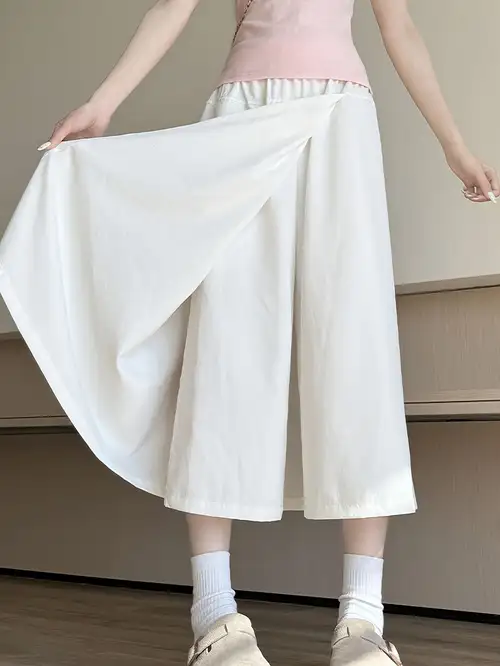 High waisted wide leg linen pants summer 4367 High waisted wide leg linen pants summer 4367