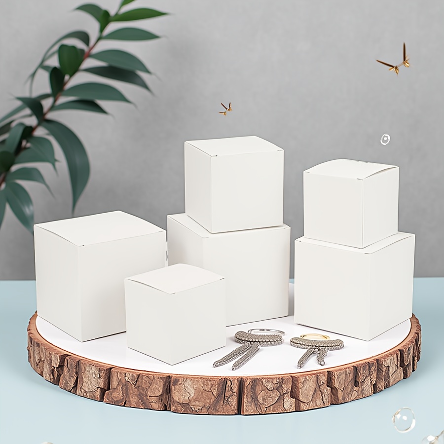 Simple Square Gift Boxes with Lids for Packaging