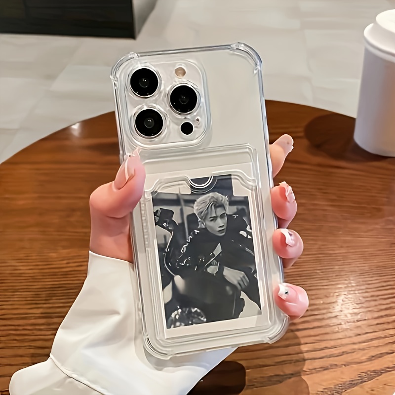 TEMU Phone Case: Suitable For Iphone 18 Pro Max, Iphone 17 16 15 14 13 12 11 Pro Max 14 15 16plus 13 12mini Xr X Xs 7 8plus Transparent Simple Card