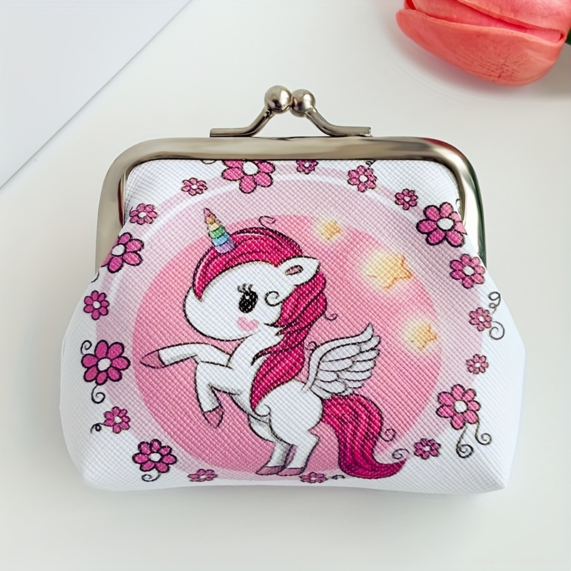 Image of Fashion Cartoon Coin Purse, Coin And Lipstick Storage Small Wallet, Pocket Wallet, Travel Birthday Gift