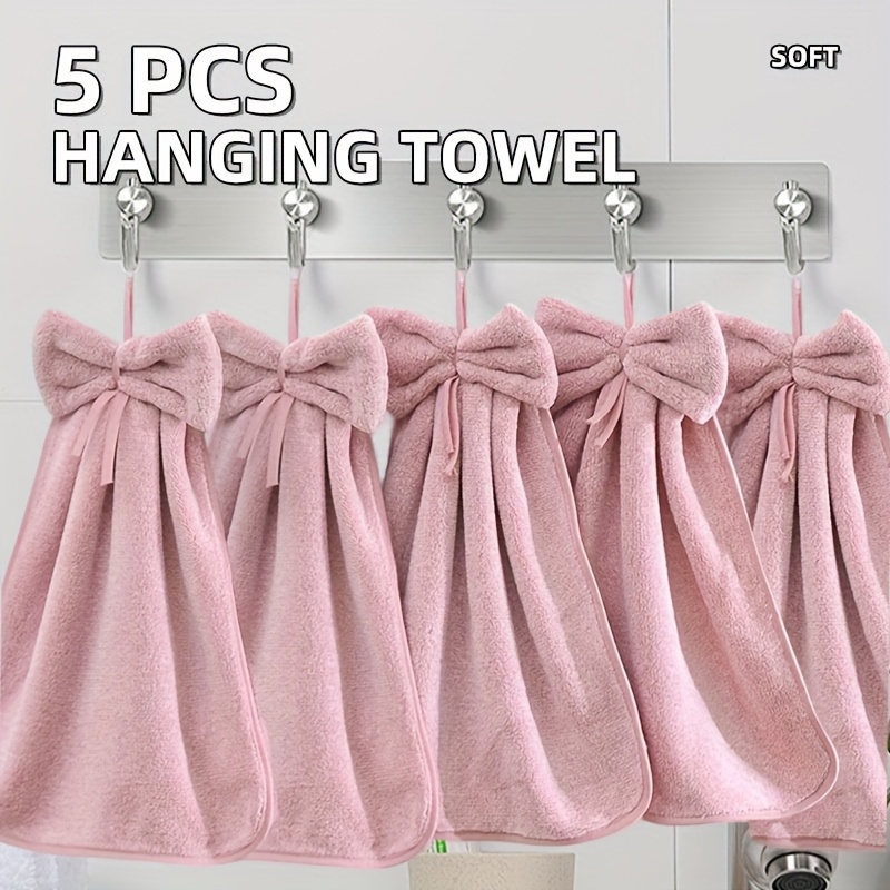 5pcs Starry Sky Hand Towels, 13.4 X 13.4 Inches, Kitchen And Bathroom Towels, Wall-mountable, Cute