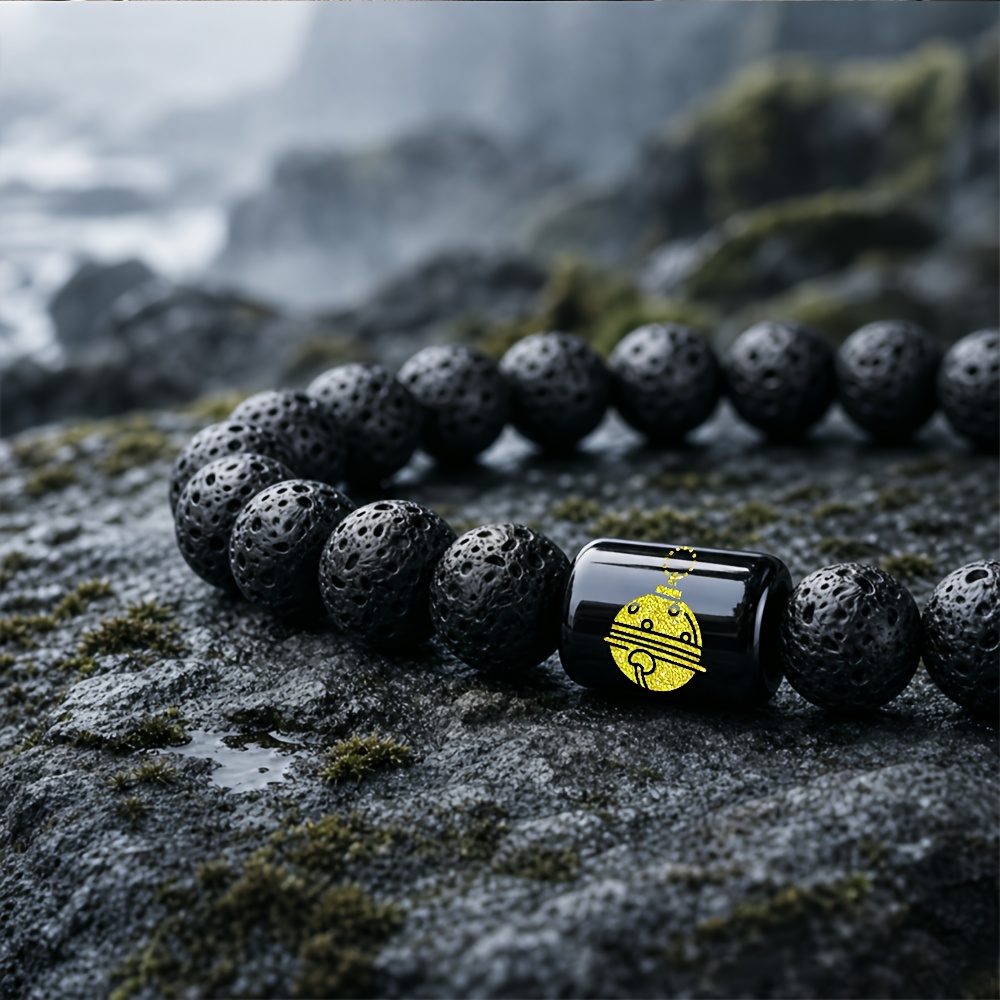 Women's Natural Stone Beaded Bracelet, Minimalist Design