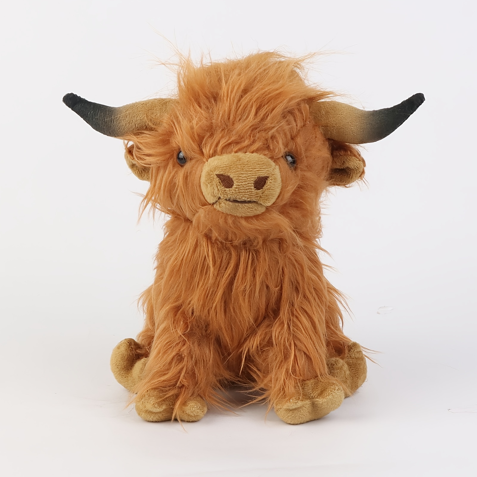 

Simulation Highland Cow Plush Animal Doll, Soft Stuffed Highland Cow Plush Toy, Kawaii Highland Cow Birthday Gift Toy, Home Room Decor, Easter Christmas Gift Toy