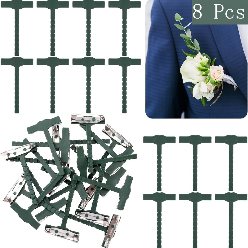 E-shop 8 robuste und leichte Blumenstecker aus Kunststoff mit spitzem gewährleisten eine sichere Fixierung - Geeignet für Hochzeiten, formelle Anlässe