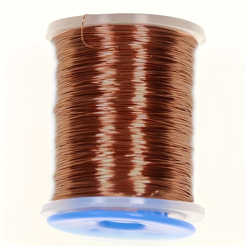 TEMU 1pc Simulated Lure Bait Making Material, 100-yard Copper Wire, Fly Fishing Insect Bait Crafting Supplies, Diy Artificial Bait Body