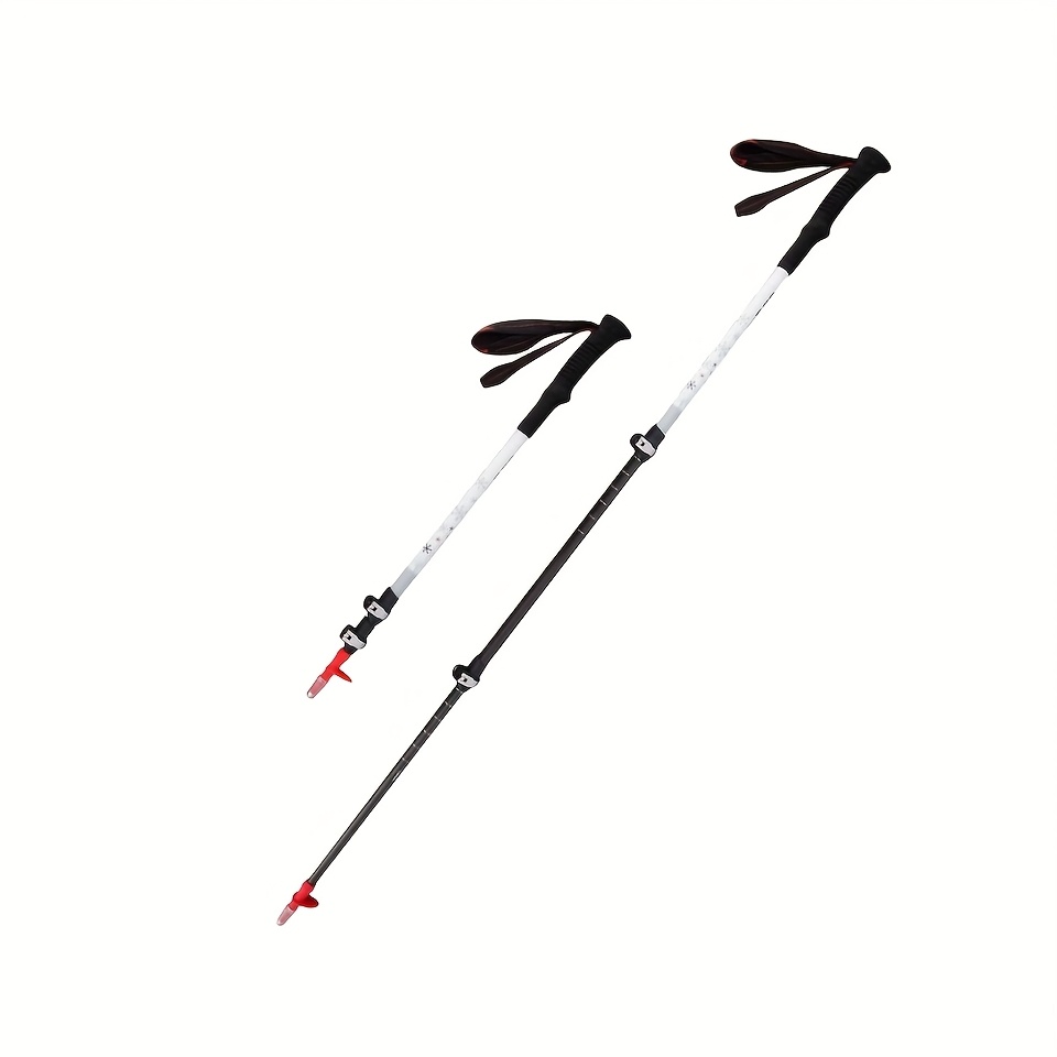 TEMU Fiber Climbing Poles, Ultra Light Carbon Fiber Climbing Poles, Portable Carbon Fiber Climbing Poles, Lightweight Adjustable Hiking Poles,