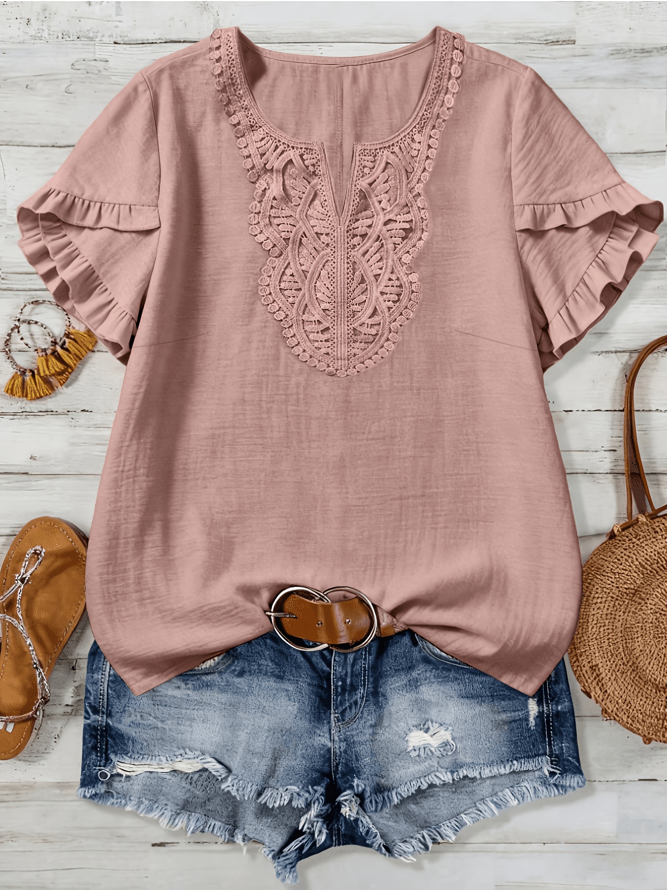 plus size summer new plus size womens short sleeve solid color shirt loose casual womens top