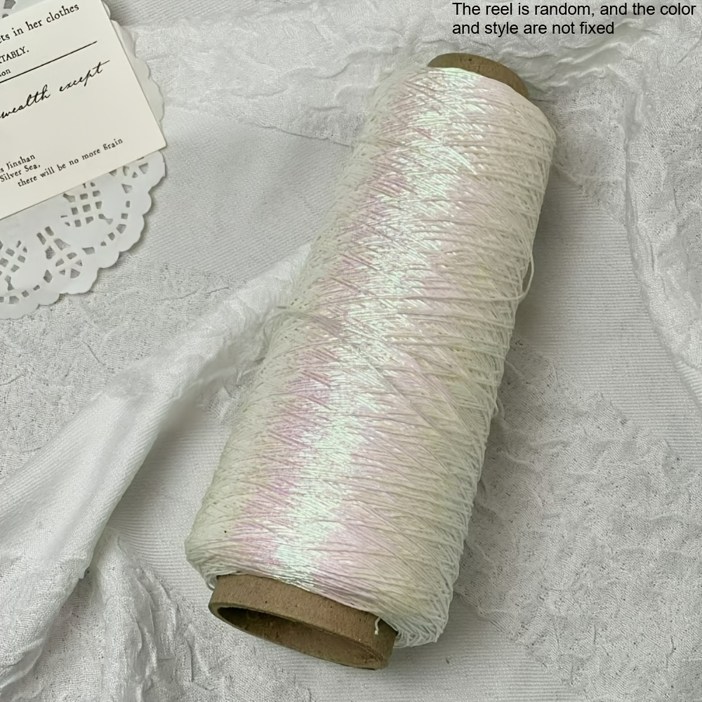TEMU About 100g Of Fantasy Random Color Beaded Thread Length Is 100-150 Meters For Diy Handicraft Braided Thread Suitable For Bag Hanging Decorations