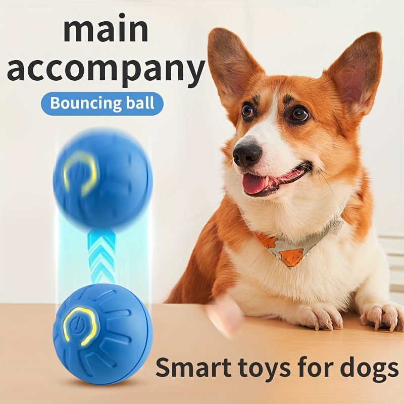 Interactive Electric Bouncing Ball Dog Toy, Intelligent Teaser