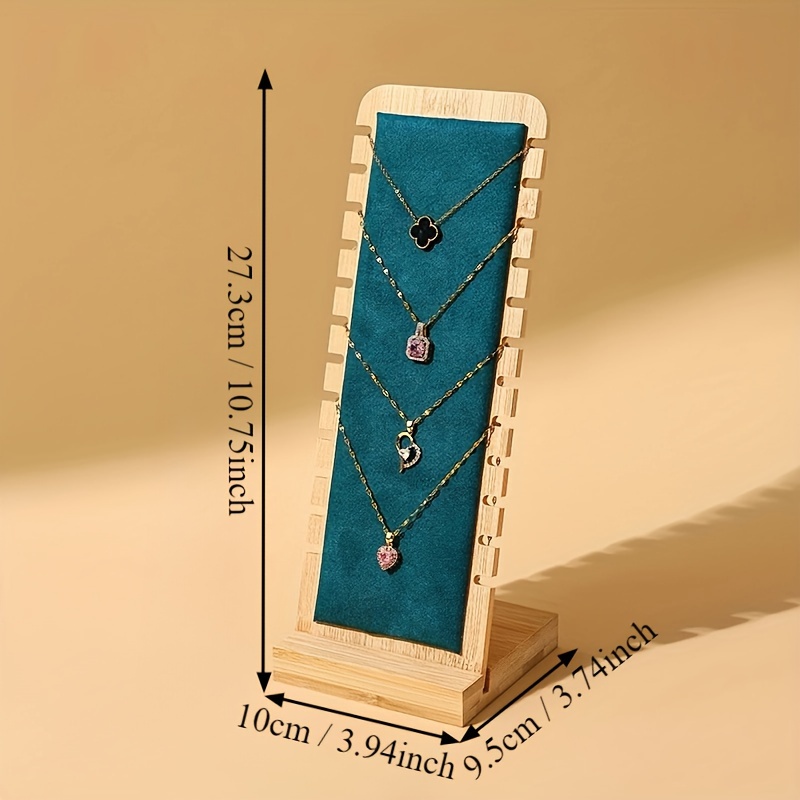 TEMU 1pc Necklace Display Stand, Premium Creative Fashion Jewelry Pendant Stand, Bracelet Tray Jewelry Jewelry Display Props Display Board