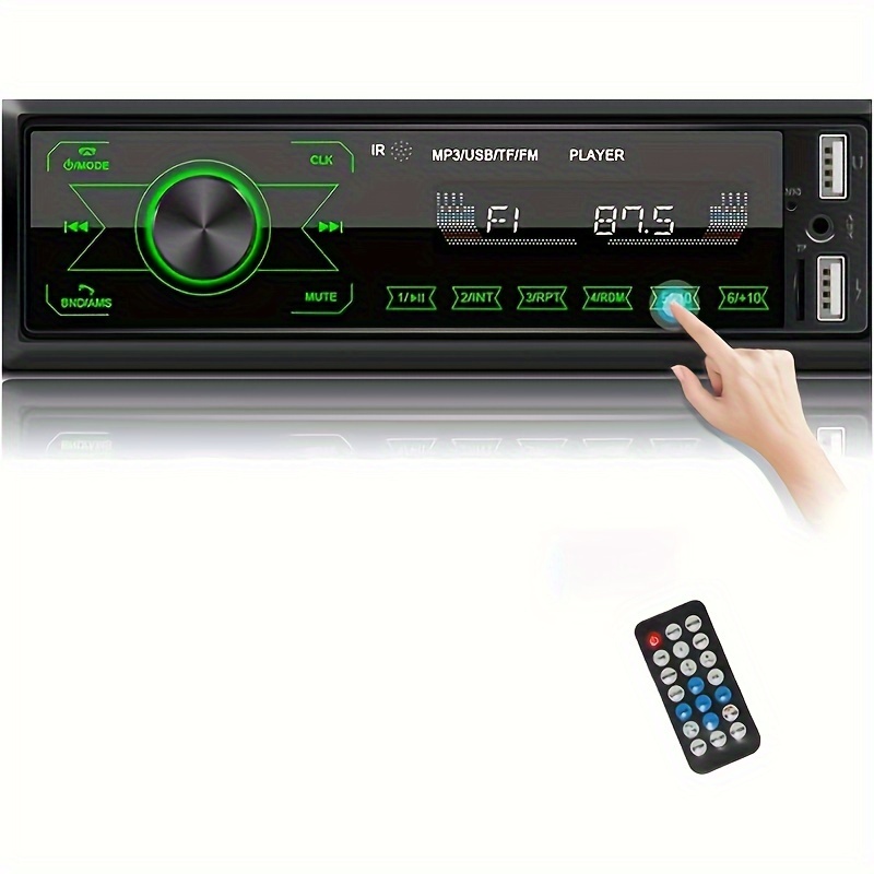 

1din In-dash Car Radios Stereo Remote Control Digital Wireless Audio Music Stereo 12v Touch Screen Car Radio Mp3 Player Usb/sd/aux-in Colorful Lights