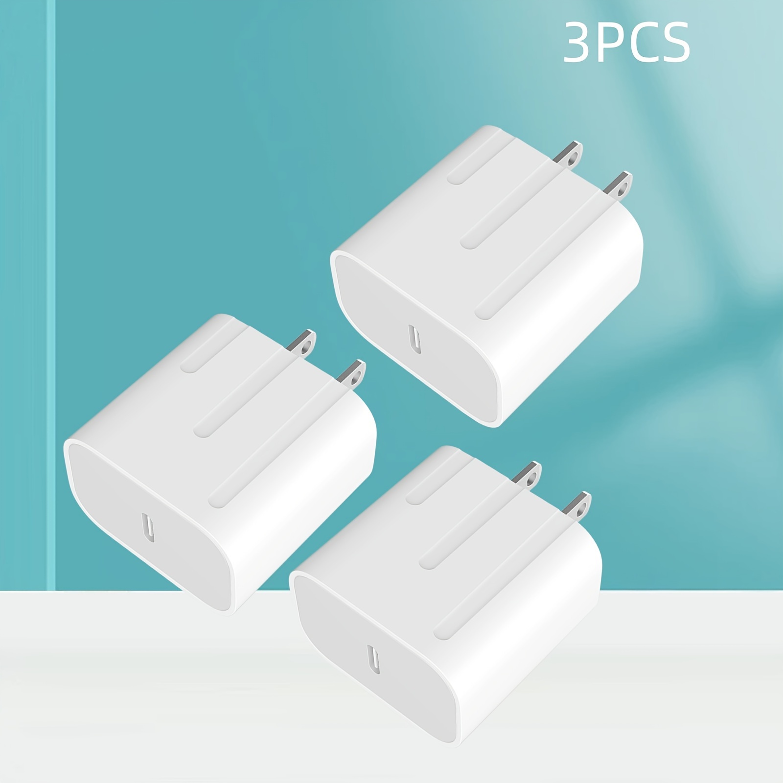 

3pcs For Iphone Charger Super Fast Charging Ipad Charger Usb C Wall Charger Fast Charging