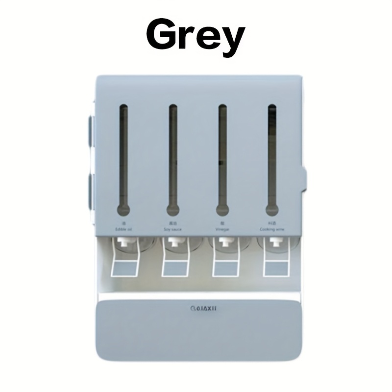 TEMU Seasoning Box Home High-end Box Storage Oil Smoke Sauce Vinegar Condiment Jar