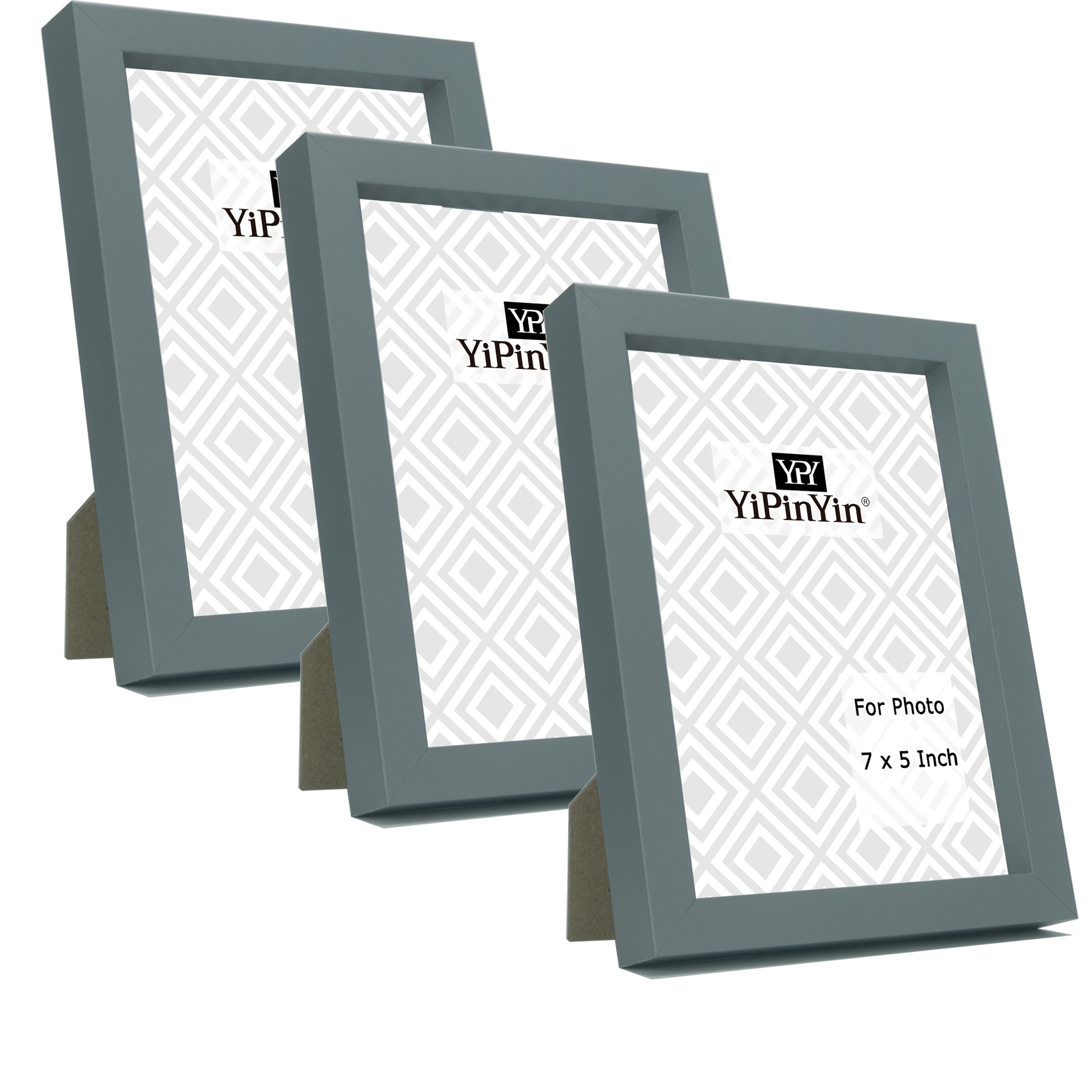 TEMU 5x7 Inch Wooden Picture Frame Set Of 3, 7x5'' Gallery Photo Frame Set Of 3, Modern Picture Frame For Wall Or Tabletop