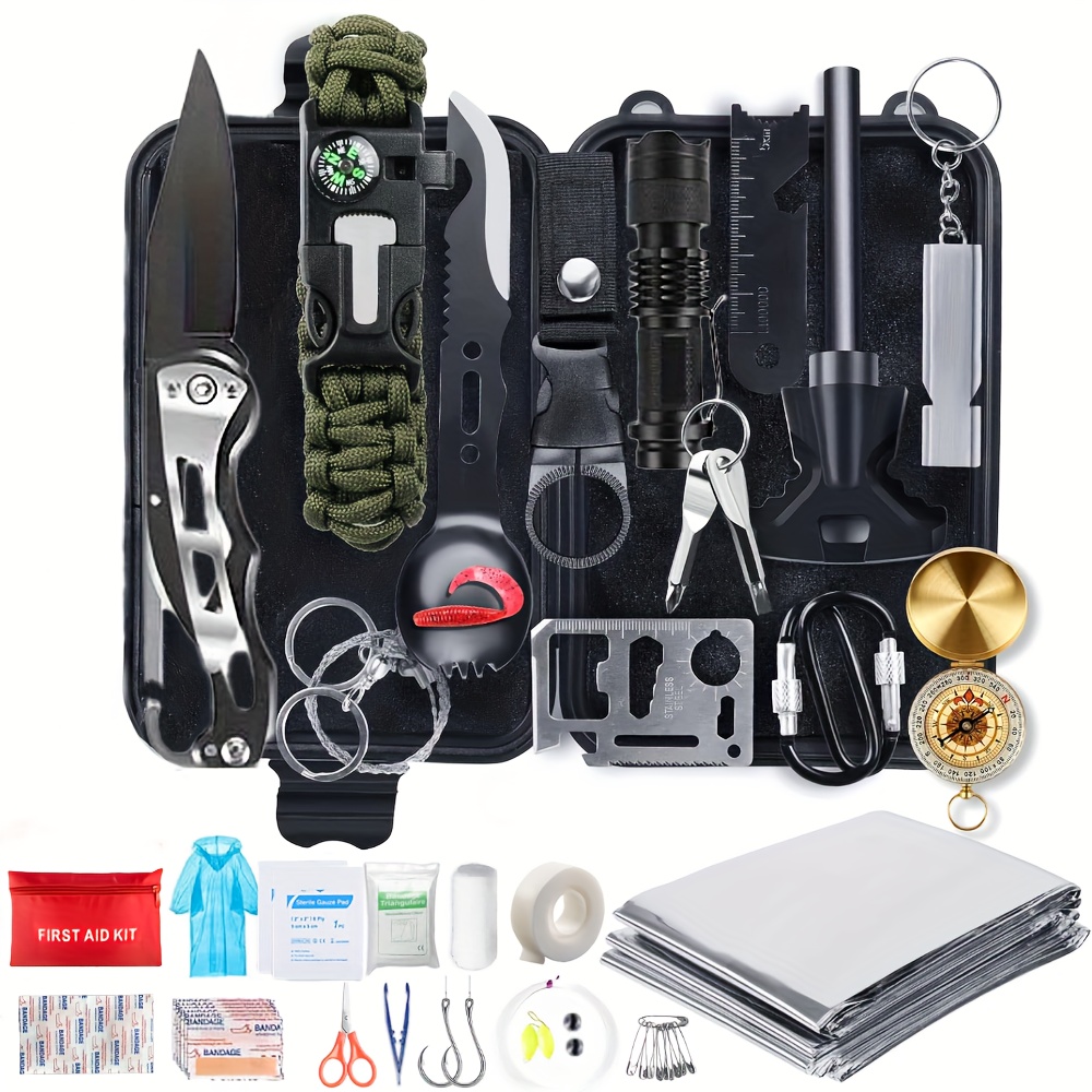 1pc 1 Survival Kit Gifts For Dad Men Husband Powerful Survival Gear And  Equipment Birthday Gifts For Boy Upgraded Cool Gadgets For Camping Hiking  Fishing - Sports & Outdoors - Temu