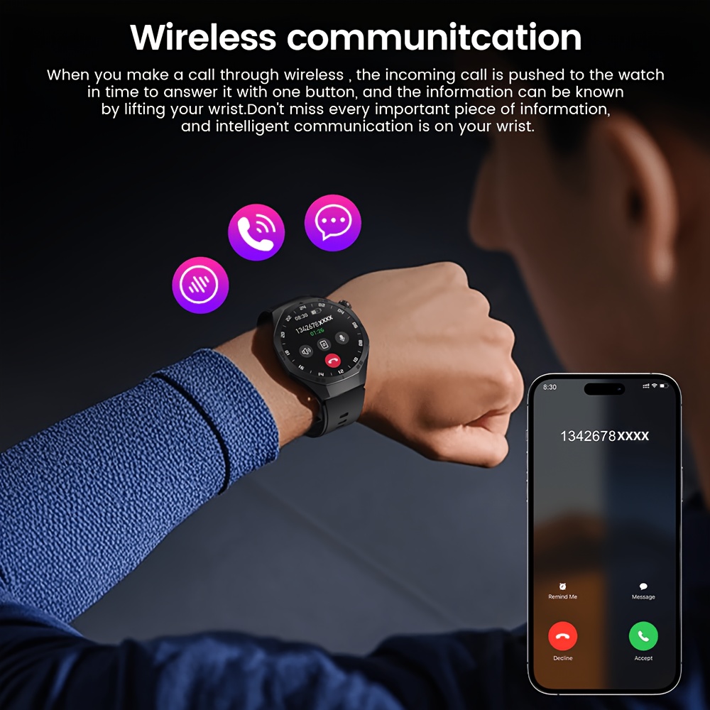 Smartwatch for Outdoor Activities with HD Touchscreen