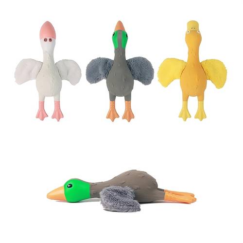 afp squeaky toys suitable for breed sizes plush mallard seagull chew toys with for teething relief interactive puppy toys for small medium large dogs thermoplastic for indoor play