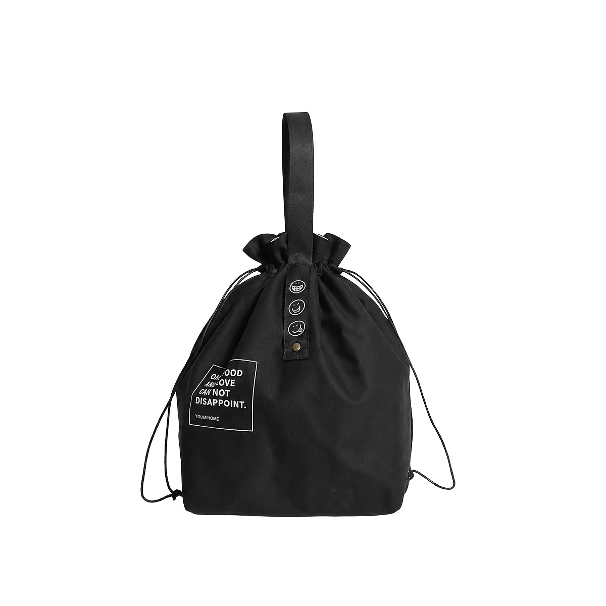TEMU Borsa a in stile giapponese, borsa tote multifunzionale per lunch box con chiusura a coulisse, borsa termica per bento che non in contatto con