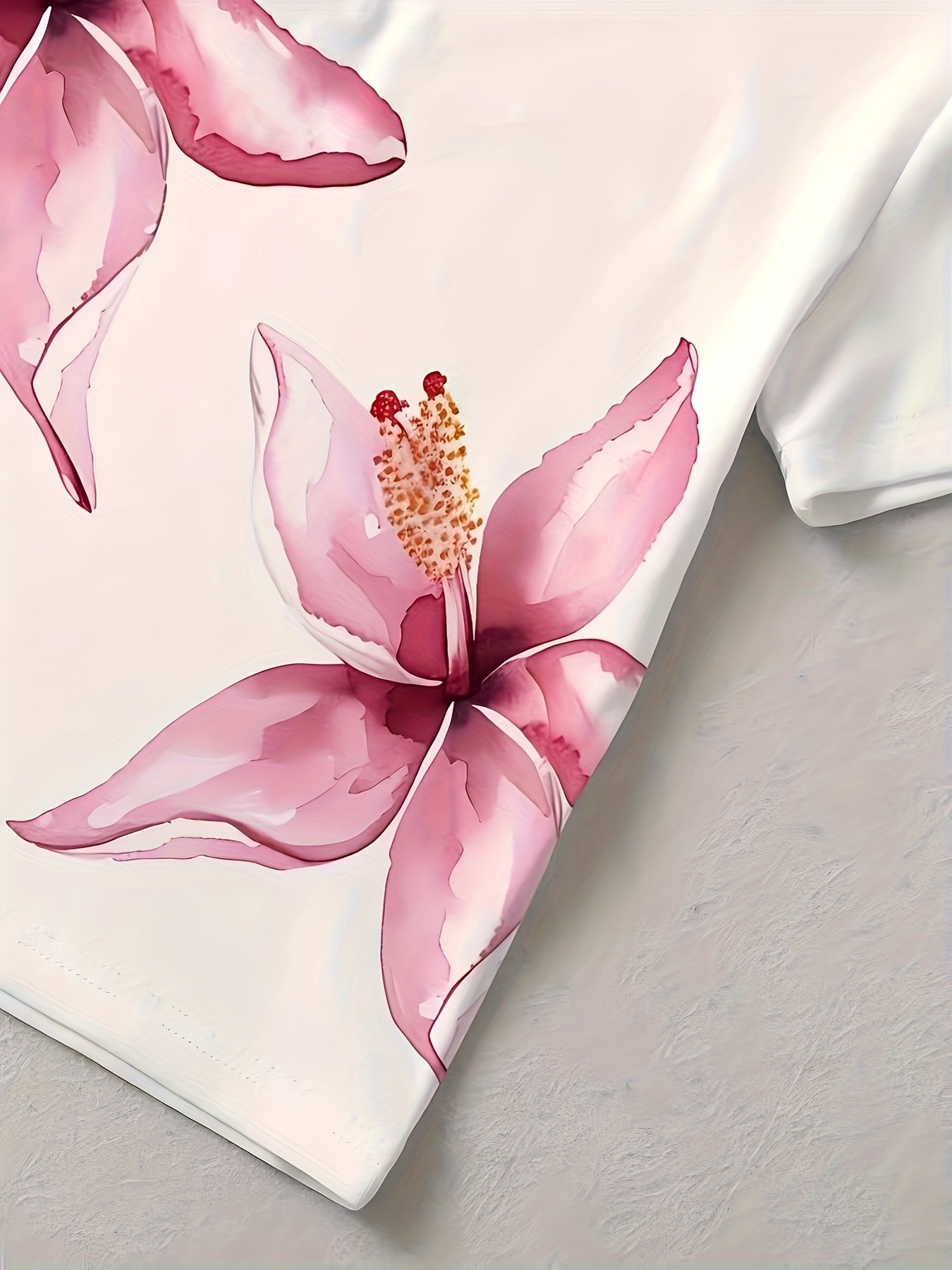 camiseta casual floral mujer manga corta cuello Temu Guatemala