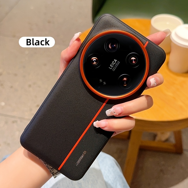 TEMU Phone Case - New Protective Case For Xiaomi 14ultra/15ultra Featuring A Unique Splicing Design, Anti-fingerprint , High-quality Metal Lens, A
