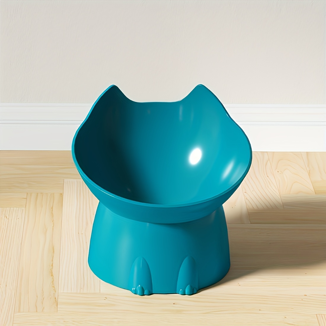 Image of Plastic Long Ear Bowl For Cats And Dogs - With High Stability, Durable & Easy-clean, No , Ideal For Indoor/outdoor Use