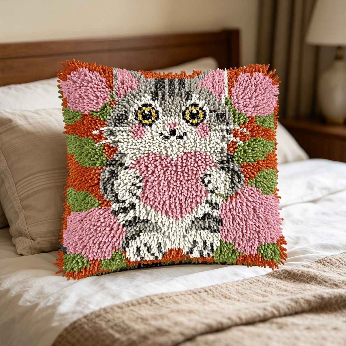 Adult Hook Lock Kit with Loving Little Kitten Pattern