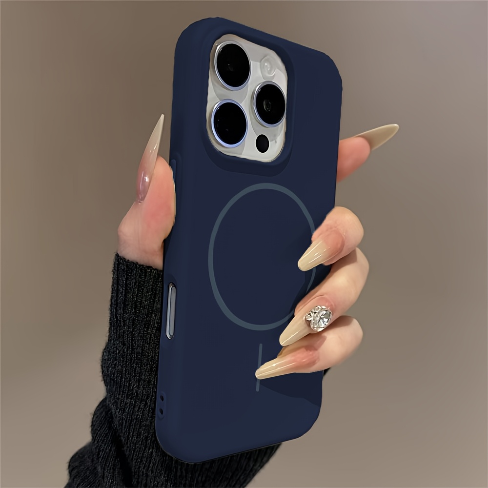 Phone Case: A Vibrant, Matte-finish Shockproof Magnetic Phone Case, Compatible With Iphone 17/17 Air/17 Pro Max/17 Pro, 16e, 16, 15, 14, 13, 12, 11 Pro Plus, S22 S23 S24 S25 Fe Edge.