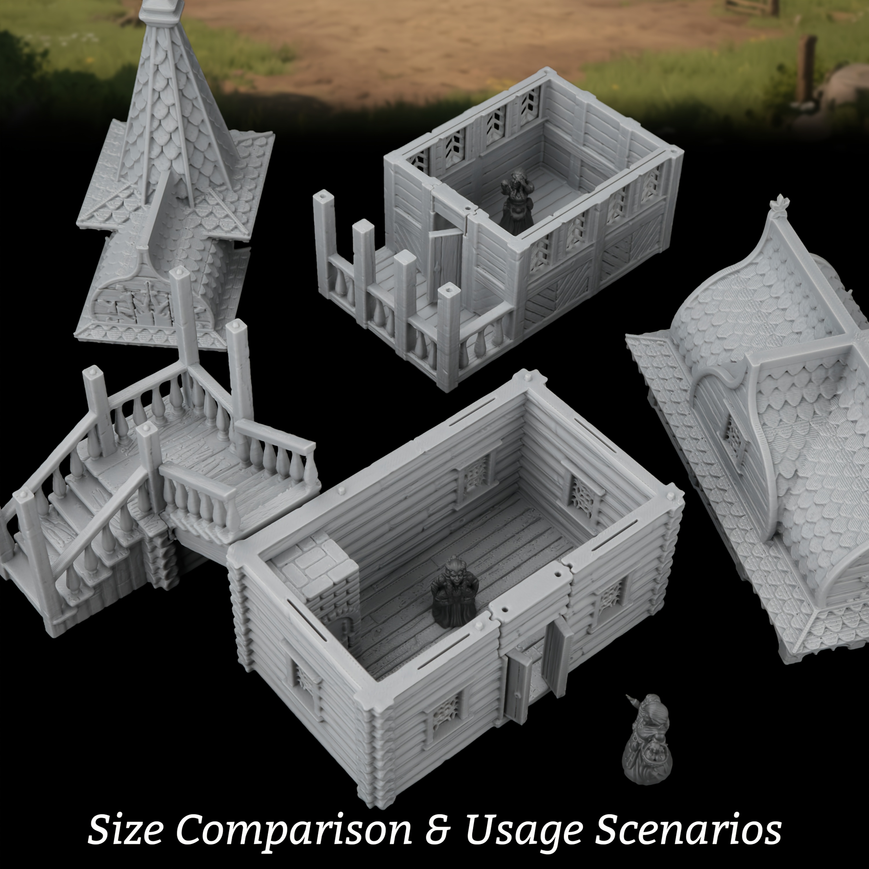 Gorgeous Building Terrain Model for RPGs