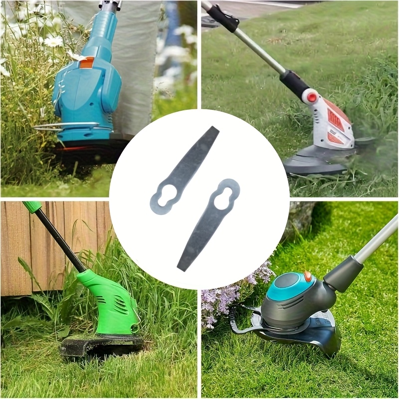 Image of 10 Metal Replacement For Lawn Mower - Durable Lawn Mower Blade Set, , Suitable For Electric Wire Cutters, Perfect For Garden Maintenance, Lawn Mower Accessories (non Electrical, Non Electrified)