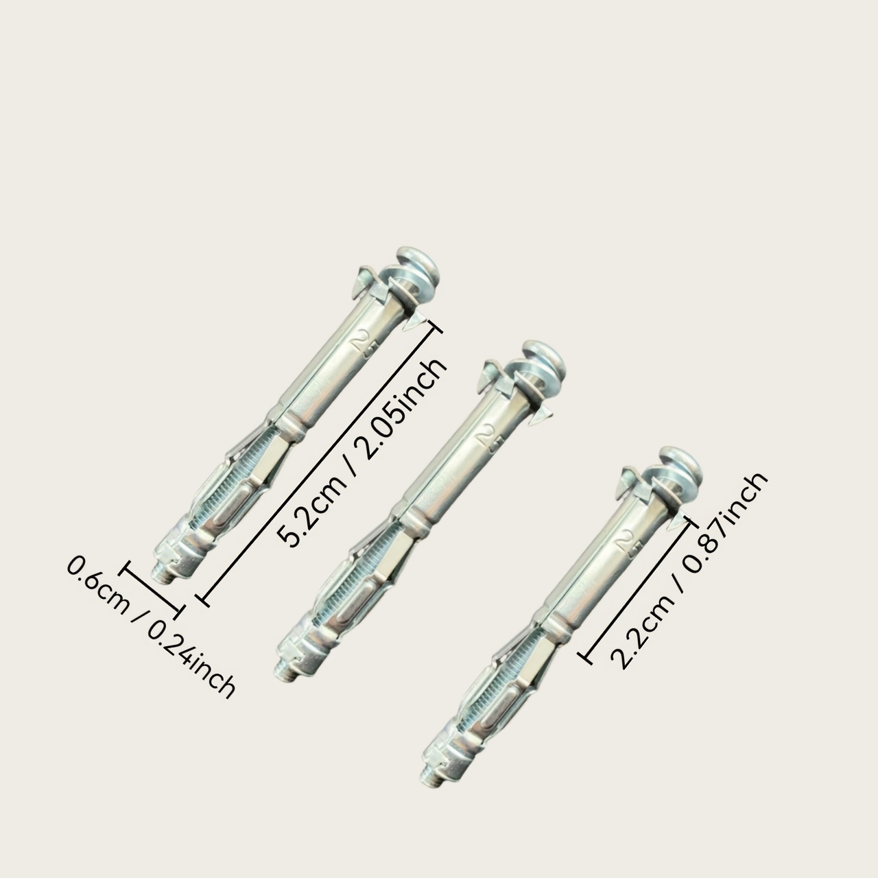 20pcs Special Expansion Bolts For Hollow Bricks, Aircraft Expansion Screws, Hollow Pipe Expansion Nails